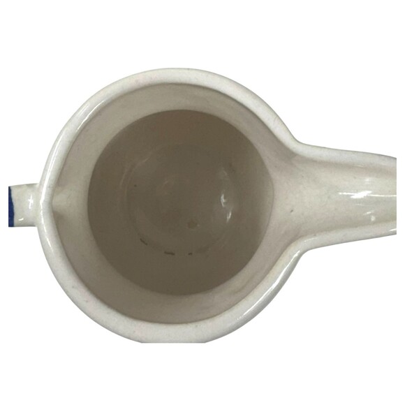 Vintage 1995 Stebner Pottery Ceramic Creamer Pitcher Hand Painted Cottagecore - Picture 5 of 11